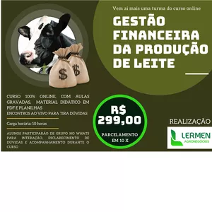 Imagem principal do produto GESTÃO FINANCEIRA DA PRODUÇÃO DE LEITE