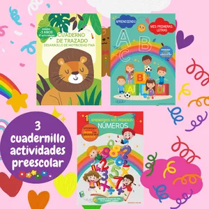 3 cuadernillos de actividades preescolar imprimible - Ayelen Celeste ...