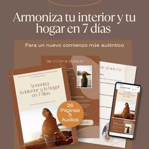 Imagen de portada para Curso online Armoniza tu interior y tu hogar en 7 días