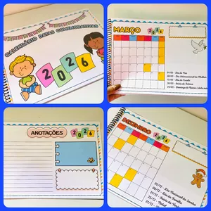 Imagem de capa para o Ebook Calendário Planejamento Datas Comemorativas 1