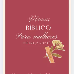 Imagem de capa para o Ebook Planner Bíblico para Mulheres - Viva sua Fé e Organize sua Vida com Propósito!