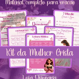 Imagem do curso KIT DA MULHER CRISTÃ VIRTUOSA