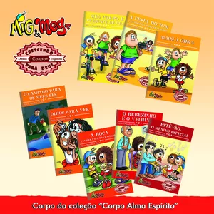 Imagem de capa para o Ebook Mig&Meg - CRESCENDO PARA DEUS Coleção “CORPO”
