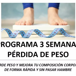 Imagen de portada para Ebook Programa 3 Semanas Pérdida de peso/grasa