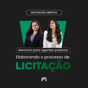 Imagem de capa para o Curso online Elaborando o processo de licitação conforme lei 14.133/2021