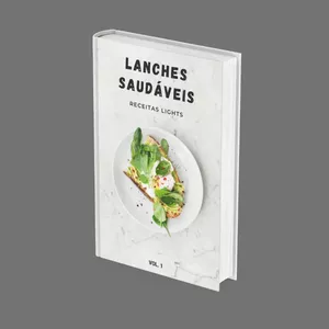 Imagem de capa para o Ebook Lanches Saudáveis vol.1