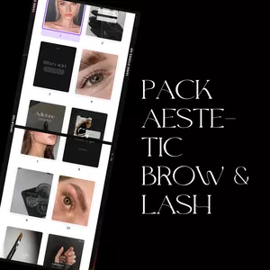 Imagem de capa para o Curso online PACK AESTETIC BROW &amp; LASH