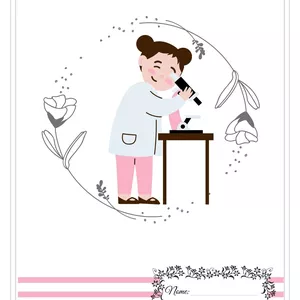 Imagem de capa para o Ebook Capa para Matéria +  Folha A4 - Cientista - Radiante Arte