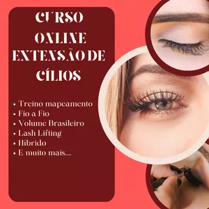 Imagem de Curso - Extensão de Cílios criado por Alessandra Moreira de Souza Soares na hotmart