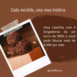 Imagem de capa para o Ebook Brigadeiros Gourmet 5.0