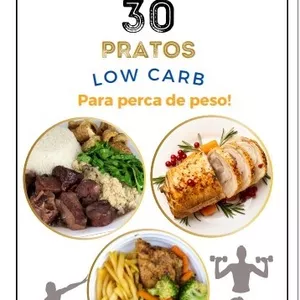 Imagem de capa para o Ebook 30 Pratos Low Carb para Perca de Peso