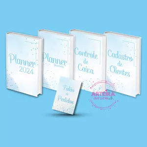 Imagem de capa para o Ebook PACK ARTEIRA ORGANIZADA AZUL💙