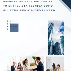Imagen de portada para Ebook 50 Preguntas y respuestas para brillar en tu entrevista técnica como Flutter Senior Developer 