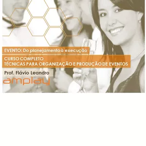 Imagem de capa para o Ebook Ganhe dinheiro organizando EVENTOS - Curso e  Guia completo