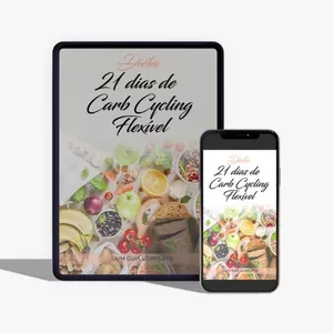 Imagem de capa para o Ebook 21 dias de Carb Cycling Flexível