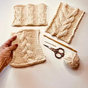 Imagem de capa para o Curso online Tranças em Knooking