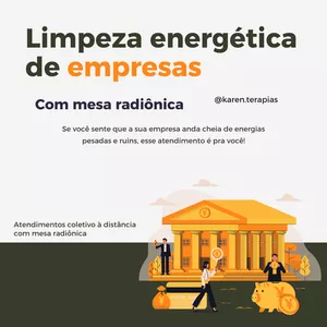 Imagem de capa para o Evento online Limpeza Energética de Empresas - Janeiro 2025 @karen.terapias