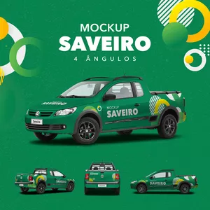 Imagem de capa para o Curso online MOCKUP VOLKSWAGEN SAVEIRO - 4 ÂNGULOS