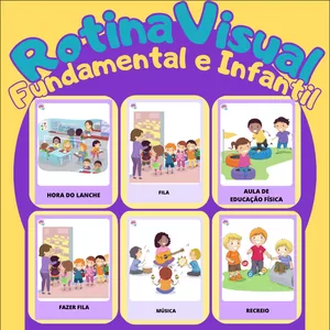 Imagem de capa para o Ebook Rotina Visual EDUCAÇÃO Infantil/Fundamental