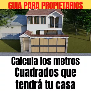 Imagem principal do produto Guía de diseño para casas: Calcula los metros cuadrados que necesitarás CONSTRUIR.