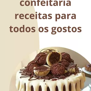 Imagem de capa para o Ebook Delícias da confeitaria 