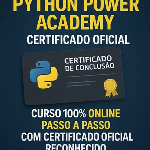 Imagem do curso Python Power Academy – Certificado Oficial 