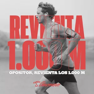 Imagen de portada para Ebook REVIENTA LA PRUEBA DEL KILÓMETRO: Plan real de entrenamiento para opositores