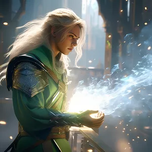 Imagem de capa para o Curso online Um mago poderoso soltando magia