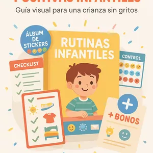Imagen de portada para Curso online Pack de Rutinas Positivas Infantiles – Guía Visual para una Crianza sin Gritos