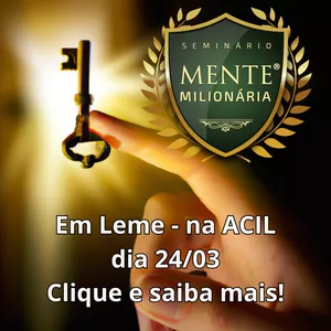 Imagem de capa para o Evento presencial Imersão "MENTE MILIONÁRIA