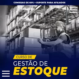 Imagem de capa para o Curso online Curso de Gestão de Estoque