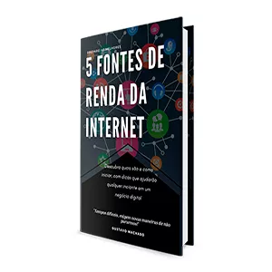 Imagem de capa para o Ebook 5 Fontes de Renda Online