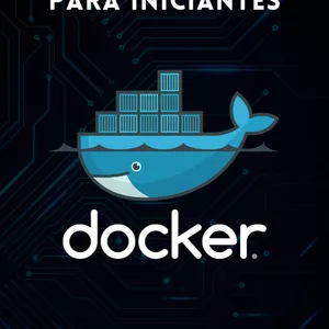 Imagem de capa para o Ebook Guia Docker para iniciantes
