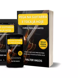 Imagem de capa para o Curso online Pega na Guitarra e Toque Já Hoje – Curso para Iniciantes