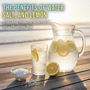 Cover image for Ebook Water Salt Lemon and there's benefits 