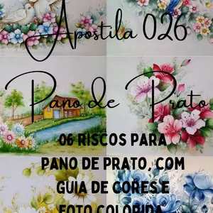 Imagem principal do produto 026 APOSTILA PANO DE PRATO