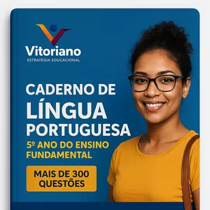 Imagem de capa para o Ebook SAEB 2025| CADERNO DE LÍNGUA PORTUGUESA 5º ANO EF