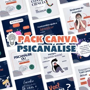 Imagem do curso PACK CANVA PSICANÁLISE