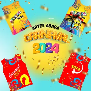 Imagem de capa para o Ebook 02 ARTES DE ABADÁS PARA CARNAVAL  TOTALMENTE EDITÁVEL 