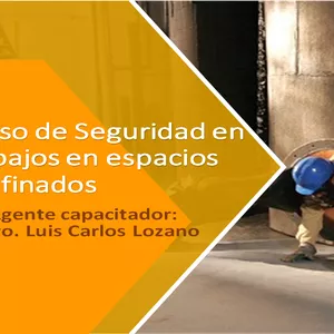 Imagen de portada para Curso online Curso de Seguridad en trabajos en espacios confinados 
