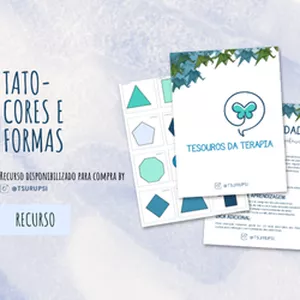 Imagem de capa para o Ebook TATO- Cores e Formas