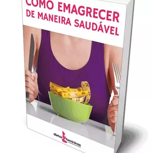 Imagem de capa para o Ebook Como emagrecer de forma saudável!