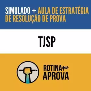 Imagem de capa para o Ebook Simulado inédito TJSP + Aula de estratégia de resolução de prova