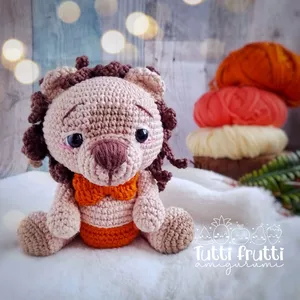 Imagem de capa para o Ebook pdf Lian o leao  (amigurumi)