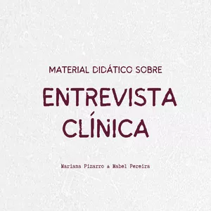 Imagem de capa para o Ebook Material didático - Entrevista Clínica