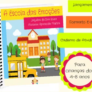 Imagem de capa para o Ebook Caderno de atividades: A escola das emoções