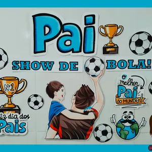 Imagem de capa para o Ebook KIT DIA DOS PAIS - PAI SHOW DE BOLA