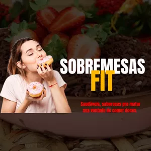 Imagem de capa para o Ebook SOBREMESAS FIT