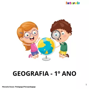 Imagem de capa para o Ebook Livro de GEOGRAFIA - Nível 1º ANO (Ensino Fundamental)