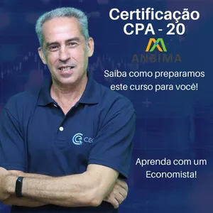 Imagem de capa para o Curso online CPA-20 ANBIMA - Prepare-se e Aprenda!